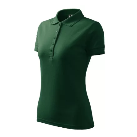 mlf_210D317 Pique Polo galléros póló női dark green 2XL
