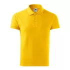 mlf_2150417 Cotton Heavy galléros póló férfi sárga 2XL