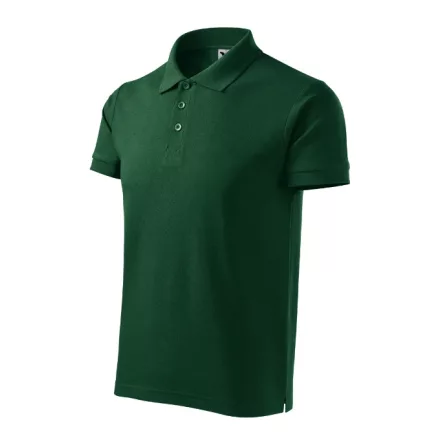 mlf_215D317 Cotton Heavy galléros póló férfi dark green 2XL
