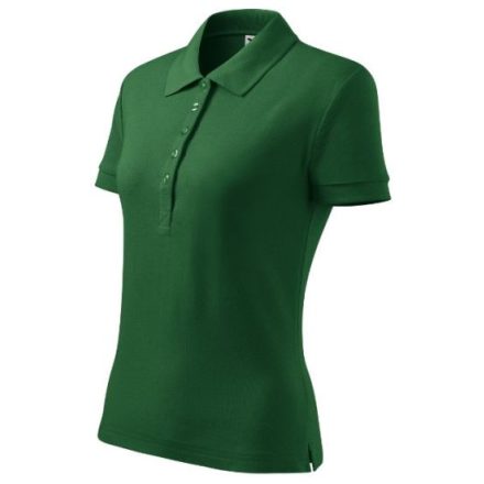 mlf_2160617 Cotton Heavy galléros póló női üvegzöld 2XL
