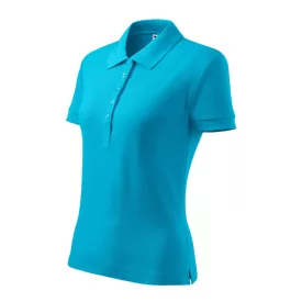 mlf_2164412 Cotton Heavy galléros póló női türkiz XS