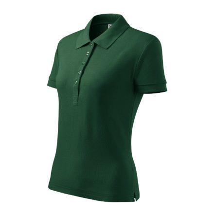 mlf_216D312 Cotton Heavy galléros póló női dark green XS