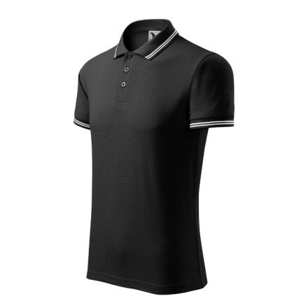 mlf_2190117 Urban galléros póló férfi fekete 2XL