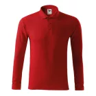 mlf_2210718 Pique Polo LS galléros póló férfi piros 3XL