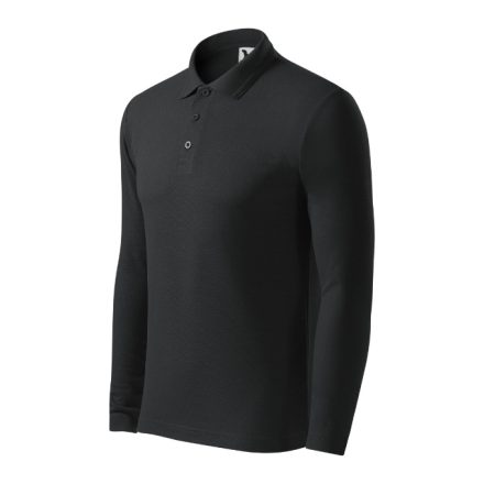 mlf_2219413 Pique Polo LS galléros póló férfi ébenszürke S