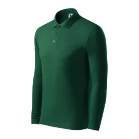   mlf_221D313 Pique Polo LS galléros póló férfi dark green S