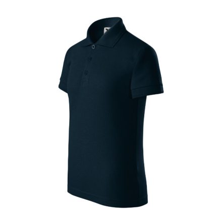 mlf_2220209 Pique Polo galléros póló gyerek tengerészkék 122 cm/6 éves