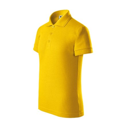 mlf_2220407 Pique Polo galléros póló gyerek sárga 158 cm/12 éves