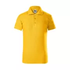 mlf_2220409 Pique Polo galléros póló gyerek sárga 122 cm/6 éves