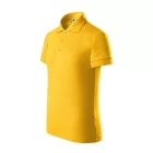 mlf_2220410 Pique Polo galléros póló gyerek sárga 134 cm/8 éves