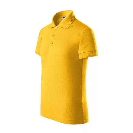 mlf_2220410 Pique Polo galléros póló gyerek sárga 134 cm/8 éves