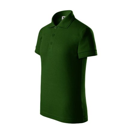 mlf_2220607 Pique Polo galléros póló gyerek üvegzöld 158 cm/12 éves