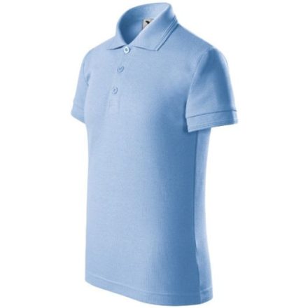mlf_2221507 Pique Polo galléros póló gyerek égszínkék 158 cm/12 éves