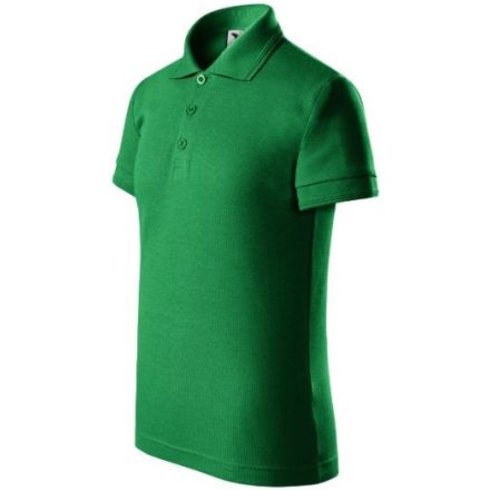 mlf_2221607 Pique Polo galléros póló gyerek fűzöld 158 cm/12 éves