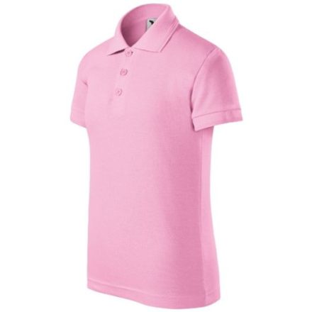 mlf_2223007 Pique Polo galléros póló gyerek rózsaszín 158 cm/12 éves