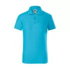 mlf_2224407 Pique Polo galléros póló gyerek türkiz 158 cm/12 éves