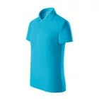 mlf_2224408 Pique Polo galléros póló gyerek türkiz 110 cm/4 éves