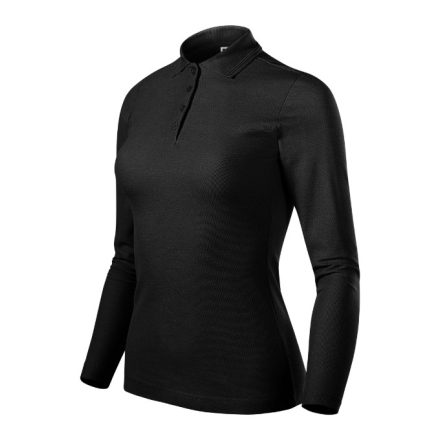mlf_2310112 Pique Polo LS galléros póló női fekete XS