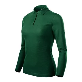   mlf_231D312 Pique Polo LS galléros póló női dark green XS