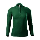 mlf_231D312 Pique Polo LS galléros póló női dark green XS