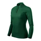 mlf_231D314 Pique Polo LS galléros póló női dark green M
