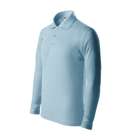 mlf_2411507 Pique Polo LS galléros póló gyerek égszínkék 158 cm/12 éves