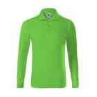 mlf_2419207 Pique Polo LS galléros póló gyerek almazöld 158 cm/12 éves