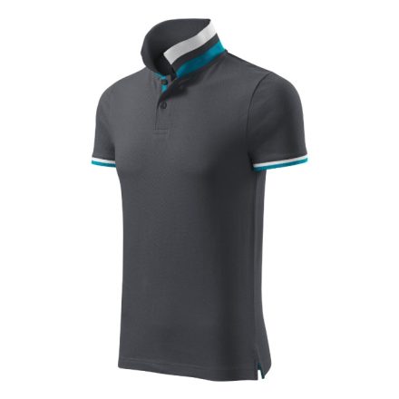 mlf_2568313 Collar Up galléros póló férfi light anthracite S