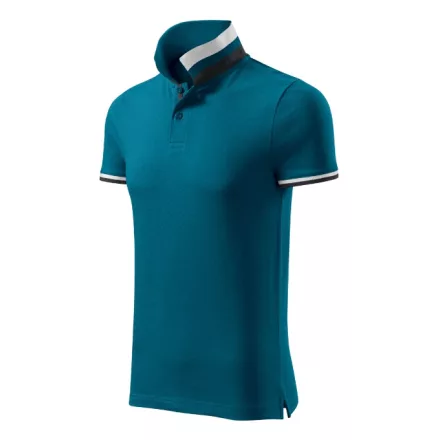 mlf_2569317 Collar Up galléros póló férfi petrol kék 2XL