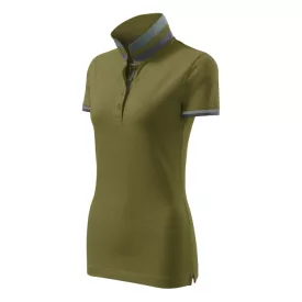   mlf_257A312 Collar Up galléros póló női avokádózöld XS