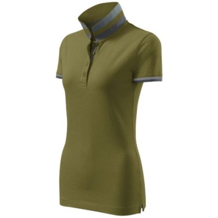 mlf_257A312 Collar Up galléros póló női avokádózöld XS