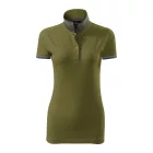mlf_257A316 Collar Up galléros póló női avokádózöld XL
