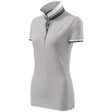 mlf_257A412 Collar Up galléros póló női ezüstszürke XS