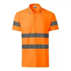 mlf_2V99813 HV Runway galléros póló unisex fluoreszkáló narancssárga S