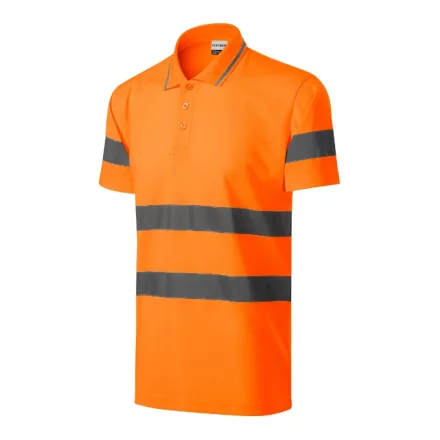 mlf_2V99818 HV Runway galléros póló unisex fluoreszkáló narancssárga 3XL