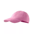 6P sapka unisex rózsaszín állitható