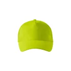5P sapka unisex lime állitható