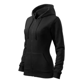 mlf_4110112 Trendy Zipper felső női fekete XS