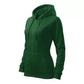 mlf_4110613 Trendy Zipper felső női üvegzöld S