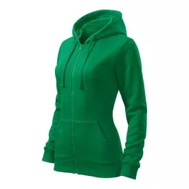mlf_4111612 Trendy Zipper felső női fűzöld XS