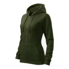 Trendy Zipper felső női military L