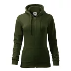 Trendy Zipper felső női military L