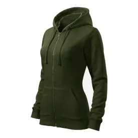 Trendy Zipper felső női military XL