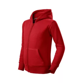 mlf_4120709 Trendy Zipper felső gyerek piros 122 cm/6 éves