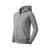 mlf_4121209 Trendy Zipper felső gyerek sötétszürke melírozott 122 cm/6 éves