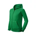 Trendy Zipper felső gyerek fűzöld 122 cm/6 éves