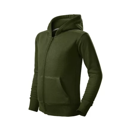 Trendy Zipper felső gyerek military 146 cm/10 éves