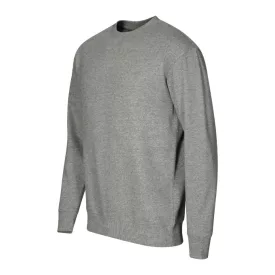 Crew felső unisex sötétszürke melírozott S