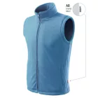 mlf_518AB17 Next polár mellény unisex azúrkék 14 (brand label) 2XL