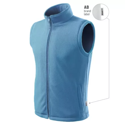 mlf_518AB17 Next polár mellény unisex azúrkék 14 (brand label) 2XL
